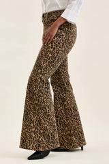 Mrs. JAQUELINE Flare Print Leopard LUXE