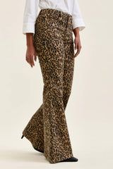Mrs. JAQUELINE Flare Print Leopard LUXE