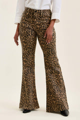 Mrs. JAQUELINE Flare Print Leopard LUXE
